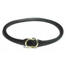 Rolled Leather Slip Collar