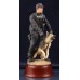 Police Dog Team - Painted Statue